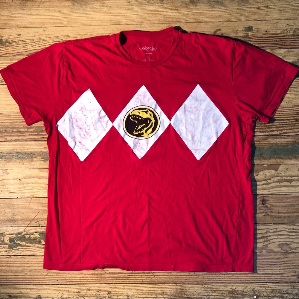 Power Ranger red T-shirt